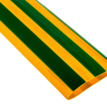 Rura termokurczliwa cienkościenna, odcinki 1m, CR 38,1/19,1 żółto-zielona, 427593