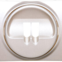 SISTENA LIFE Plakietka gniazda głośnikowego pojedynczego pearl 771500