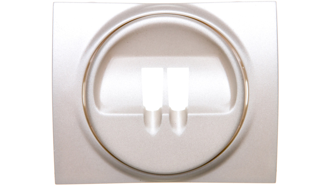 SISTENA LIFE Plakietka gniazda głośnikowego pojedynczego pearl 771500