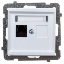 SONATA Gniazdo komputerowe pojedyncze RJ45 kat.5e białe KRONE GPK-1R/K/m/00