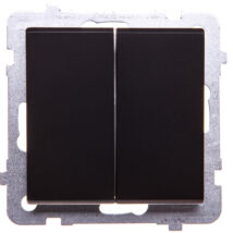 SONATA Łącznik schodowy + pojedynczy czarny metalik ŁP-9R/m/33