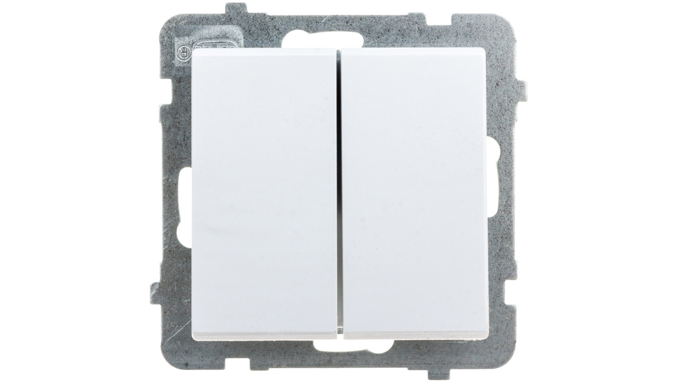 SONATA Łącznik schodowy podwójny biały ŁP-10R/m/00