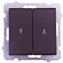 SONATA Łącznik żaluzjowy czarny metalik ŁP-7R/m/33