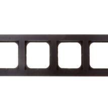 SONATA Ramka poczwórna czarny metalik R-4R/33