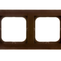 SONATA Ramka podwójna czekoladowy metalik R-2R/40