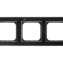 SONATA Ramka potrójna czarne szkło R-3RG/32