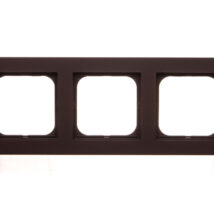 SONATA Ramka potrójna czekoladowy metalik R-3R/40