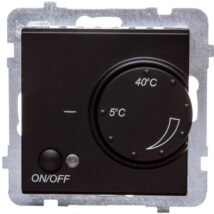 SONATA Regulator temperatury /czujnik podłogowy/ czarny metalik RTP-1R/m/33