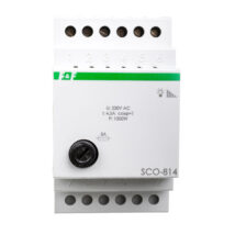 Ściemniacz przycisk szary 0-1000VA 230V SCO-814