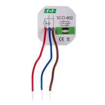 Ściemniacz przyciskowy z pamięcią 0-350VA szary SCO-802