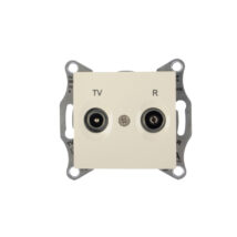 Sedna Gniazdo antenowe RD/TV końcowe kremowe SDN3301623