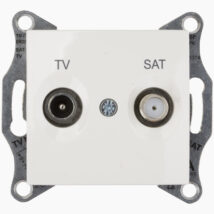 Sedna Gniazdo antenowe TV/SAT końcowe 1dB kremowe SDN3401623