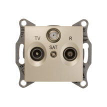 Sedna Gniazdo antenowe satyna TV/SAT SDN3501268