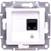 Sedna Gniazdo biały pojedyncze komp RJ45 kat.6 SDN4700121
