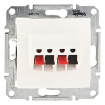 Sedna Gniazdo głośnikowe podwójne kremowe SDN5400123