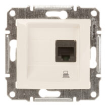 Sedna Gniazdo komputerowe pojedyncze RJ45 kat.5e UTP kremowe SDN4300123