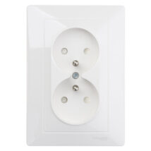 Sedna Gniazdo podwójne z/u 16A IP20 kremowe SDN2800623