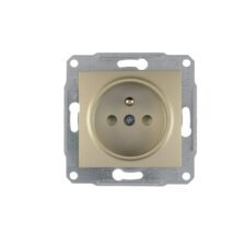 Sedna Gniazdo pojedyncze z/u 16A IP20 z przesłonami satyna SDN2800168