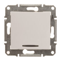 Sedna Łącznik jednobiegunowy 10AX z podświetleniem LED biały SDN1400121