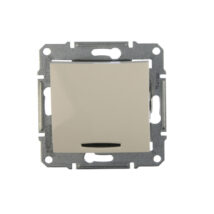 Sedna Łącznik schodowy 10AX z podświetleniem kremowy IP20 SDN1500223