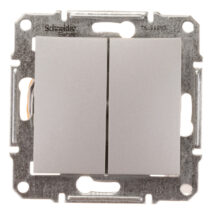 Sedna Łącznik schodowy podwójny 10AX aluminium IP20 SDN0600160