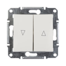 Sedna Przycisk żaluzjowy 2-biegunowy z blokadą elektryczną 10A kremowy SDN1300123