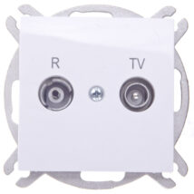 Sentia Gniazdo antenowe RD/TV końcowe białe 1452-10