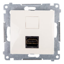 Simon 54 Gniazdo HDMI kremowe DGHDMI.01/41