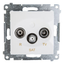 Simon 54 Gniazdo antenowe RD/TV/SAT końcowe białe DASK.01/11
