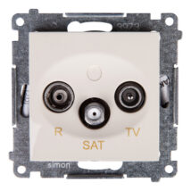 Simon 54 Gniazdo antenowe RD/TV/SAT końcowe kremowe DASK.01/41