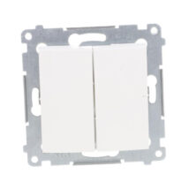 Simon 54 Łącznik bryzgoszczelny świecznikowy IP44, szybkozłącza, biały DW5B.01/11