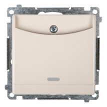 Simon 54 Łącznik hotelowy z podświetleniem kremowy DWH1.01/41