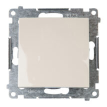 Simon 54 Łącznik jednobiegunowy, szybkozłącza, kremowy DW1.01/41