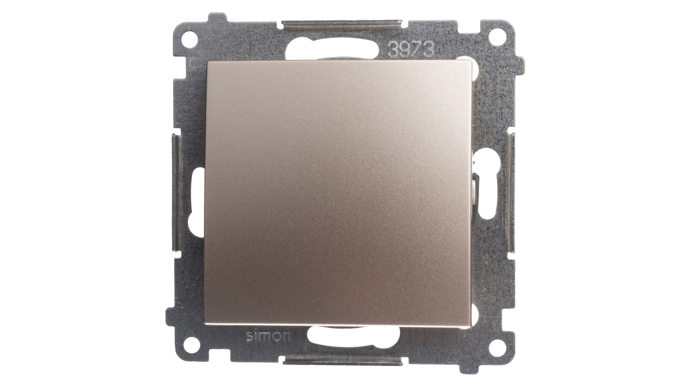 Simon 54 Łącznik jednobiegunowy złoty mat DW1A.01/44