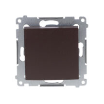 Simon 54 Łącznik pojedynczy, szybkozłącza, brąz mat DW1.01/46