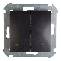 Simon 54 Łącznik schodowy podwójny antracyt DW6/2.01/48