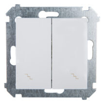 Simon 54 Łącznik schodowy podwójny biały DW6/2.01/11