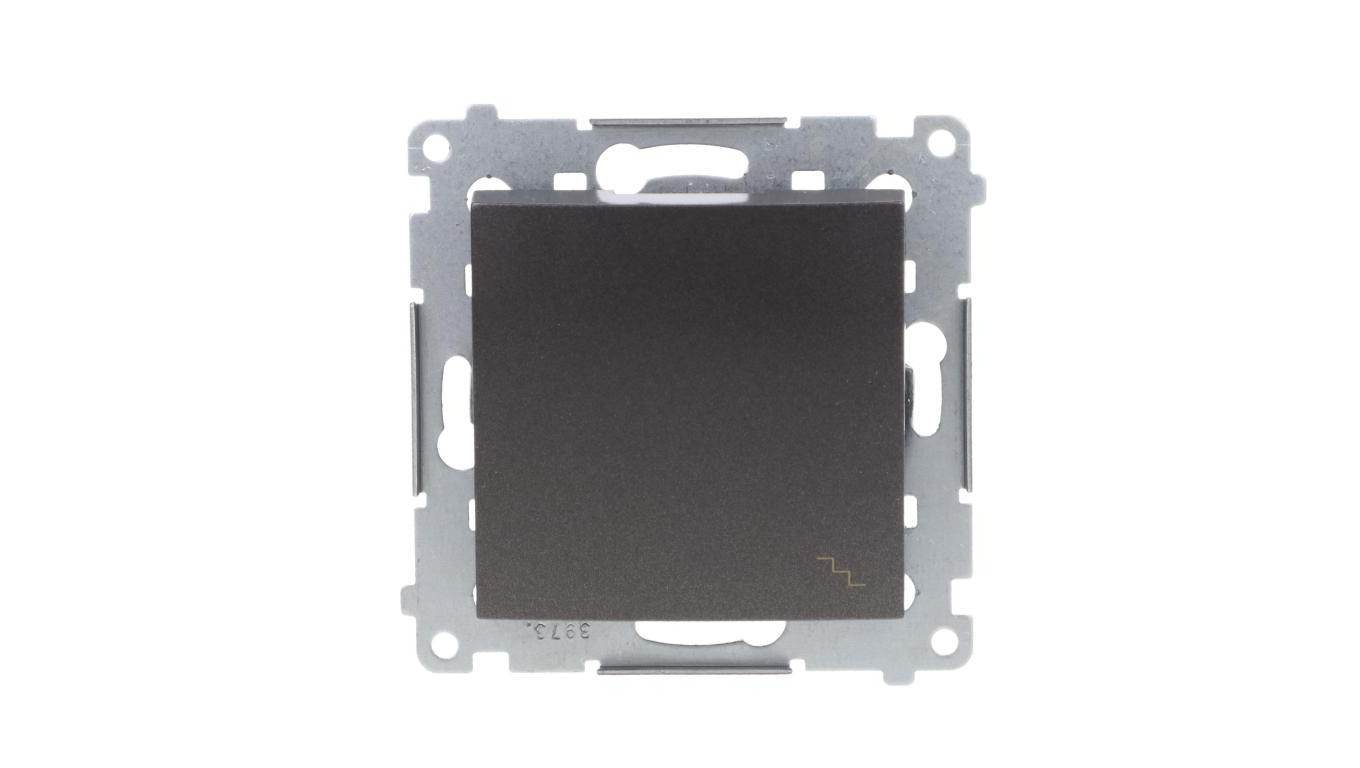 Simon 54 Łącznik schodowy, szybkozłącza, antracyt DW6.01/48