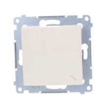 Simon 54 Łącznik schodowy, szybkozłącza, kremowy DW6.01/41