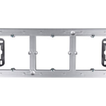 Simon 54 Premium Puszka natynkowa potrójna płytka srebrny mat DPN3/43