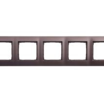 Simon 54 Premium Ramka pięciokrotna brąz mat DR5/46