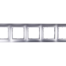 Simon 54 Premium Ramka pięciokrotna srebrny mat DR5/43