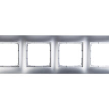 Simon 54 Premium Ramka poczwórna srebrny mat DR4/43
