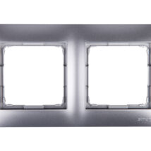 Simon 54 Premium Ramka podwójna srebrny mat /do karton-gips/ DRK2/43