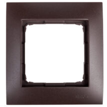 Simon 54 Premium Ramka pojedyncza brąz mat /do karton-gips/ DRK1/46