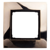 Simon 54 Premium Ramka pojedyncza metalowa złoto DR1/66