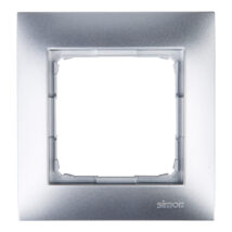 Simon 54 Premium Ramka pojedyncza srebrny mat DR1/43