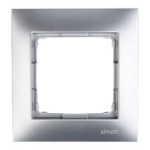Simon 54 Premium Ramka pojedyncza srebrny mat /do karton-gips/ DRK1/43