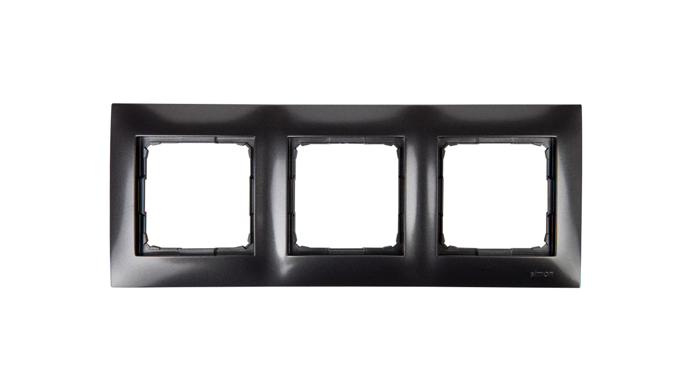 Simon 54 Premium Ramka potrójna antracyt DR3/48
