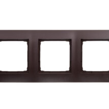 Simon 54 Premium Ramka potrójna brąz mat DR3/46